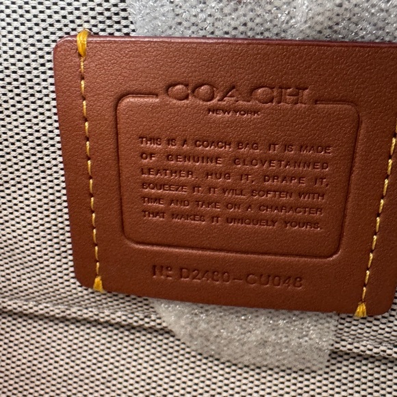 Coach Black Satchel with Silver Accents - Picture 9 of 9